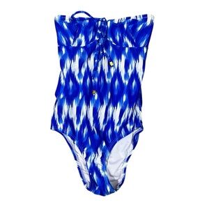 NWT Shoshanna Strapless One Piece Swimsuit Size 0